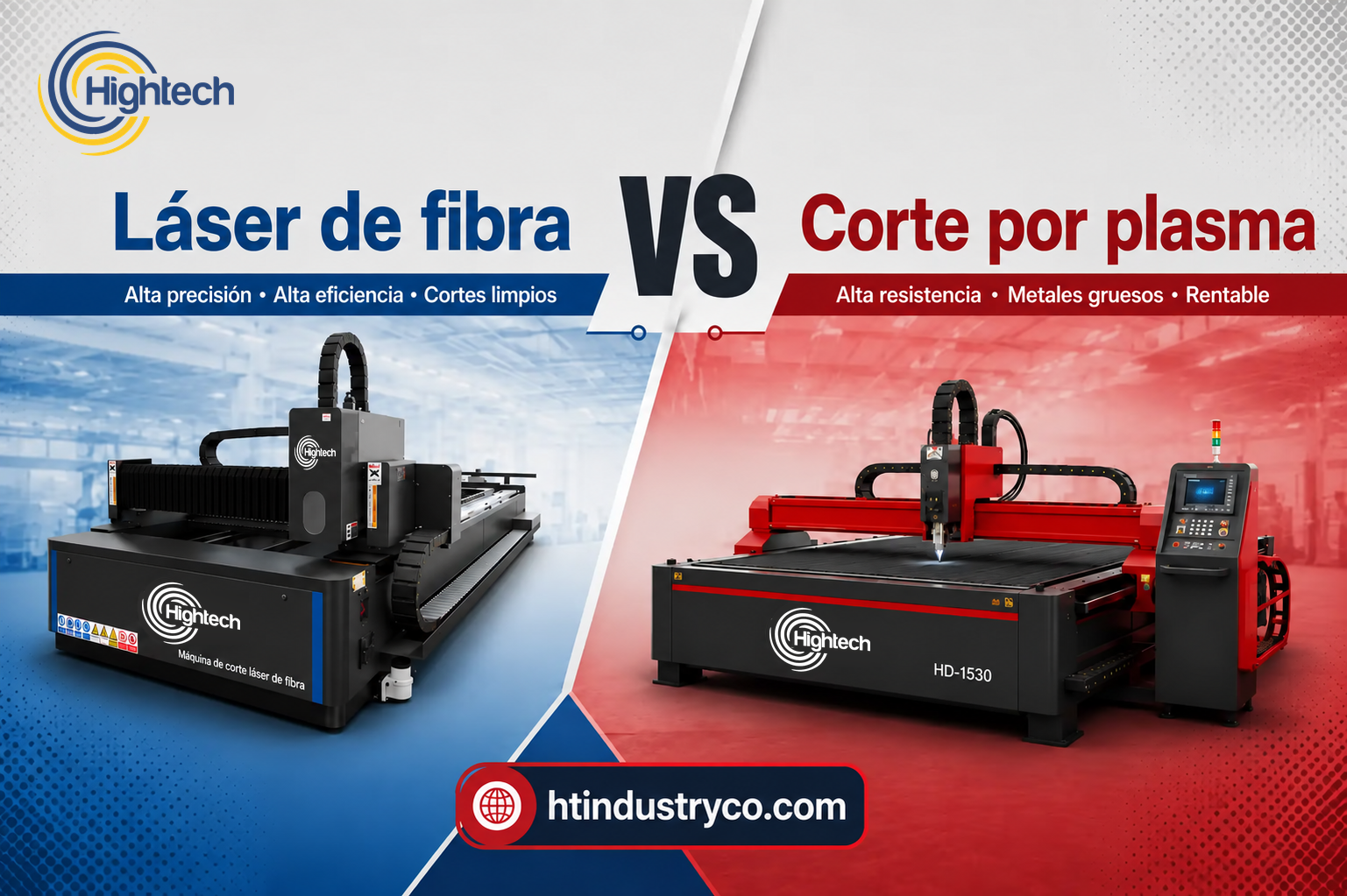 Láser de fibra vs. Corte por plasma