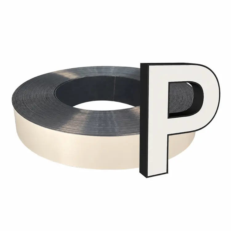Single edge coils for channel letter fabrication